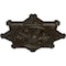 Ekena Millwork Antilles Ceiling Medallion (Fits Canopies up to 6"), 38 1/4"OD x 1 1/2"P, Stone Hearth Crackle CM38ANSHC - alternate 2